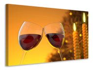 Canvas print We love red wine!