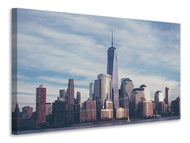 Canvas print Clouds at the World Trade Center