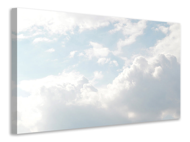 Canvas print Clouds in the light