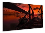 Canvas print Beautiful evening mood by the sea