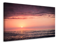 Canvas print Wonderful sunset on the horizon