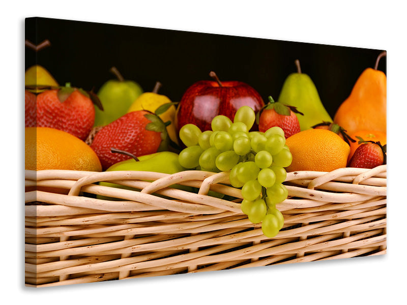 Canvas print XL fruit basket