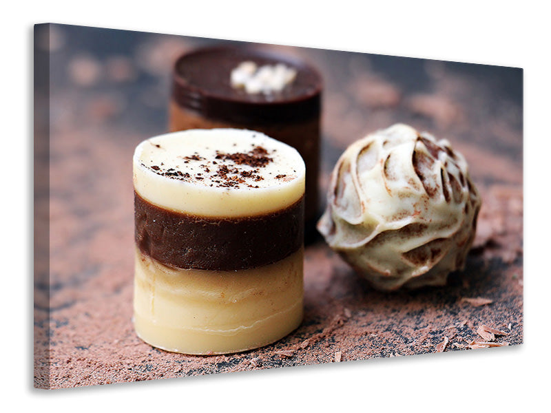 Canvas print XL chocolates