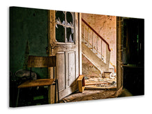 Load image into Gallery viewer, Canvas print Crumbled stairs
