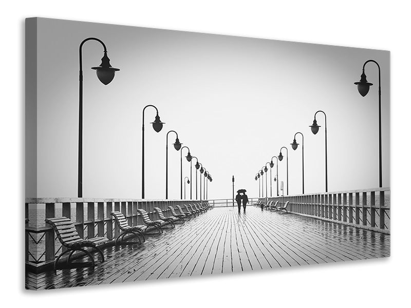 Canvas print Togetherness by the sea