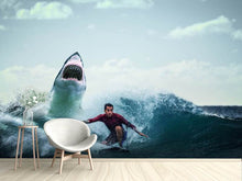 Load image into Gallery viewer, Photo Wallpaper Attention shark!
