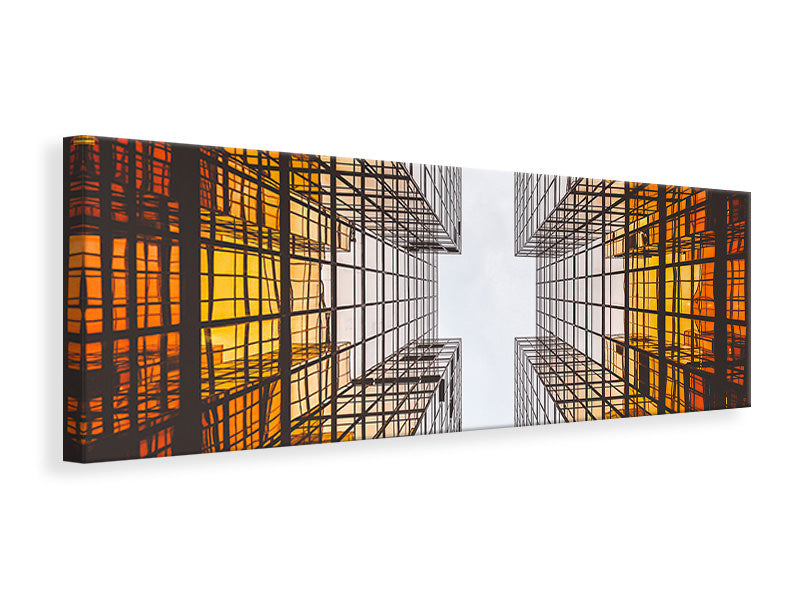 Panoramic Canvas Print 2 Imposing skyscrapers