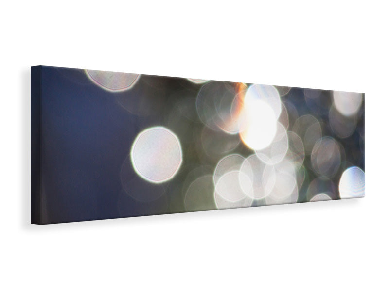 Panoramic Canvas Print Abstract light dots