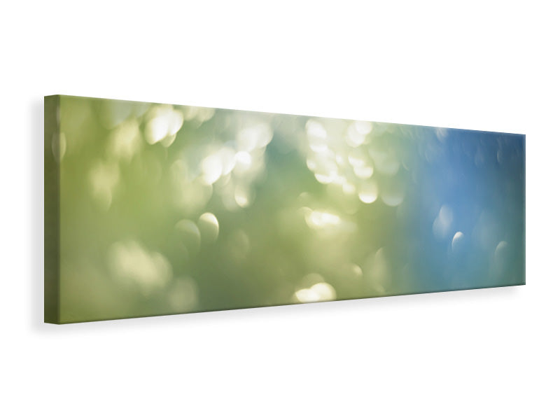 Panoramic Canvas Print Abstract points of light