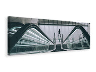 Panoramic Canvas Print At the airport