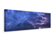 Panoramic Canvas Print Lightning in the sky