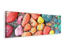 Load image into Gallery viewer, Panoramic Canvas Print Colorful stones
