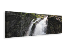 Load image into Gallery viewer, Panoramic Canvas Print The Gollinger waterfall
