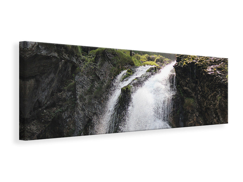 Panoramic Canvas Print The Gollinger waterfall