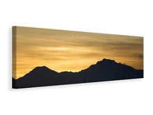 Load image into Gallery viewer, Panoramic Canvas Print The sunrise in the mountains
