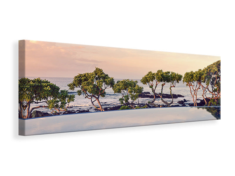 Panoramic Canvas Print The landscape by the sea