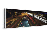 Panoramic Canvas Print The light ways