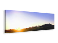 Panoramic Canvas Print The dawn