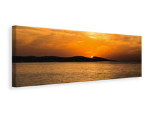 Load image into Gallery viewer, Panoramic Canvas Print The sun sets

