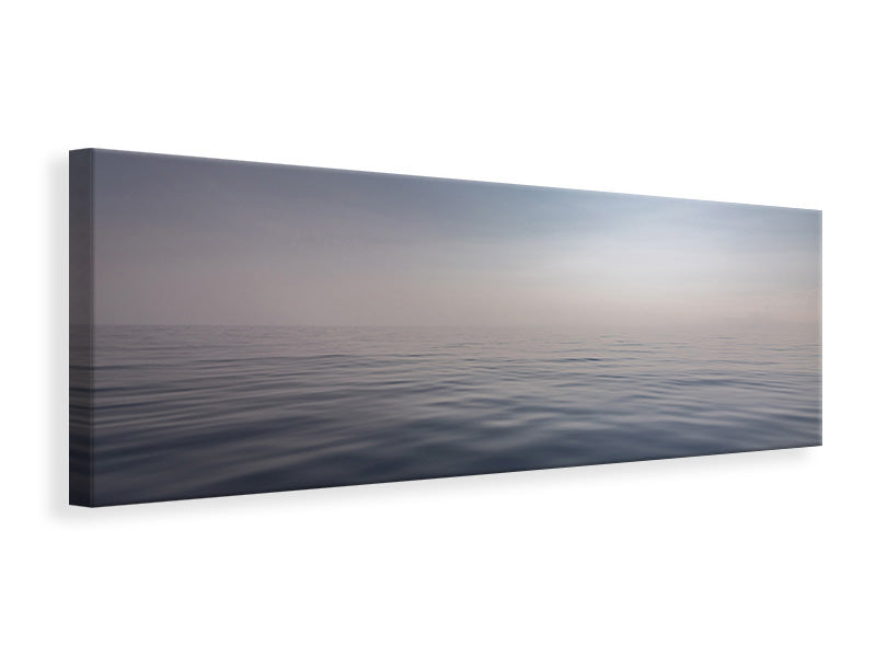 Panoramic Canvas Print The silence of the sea