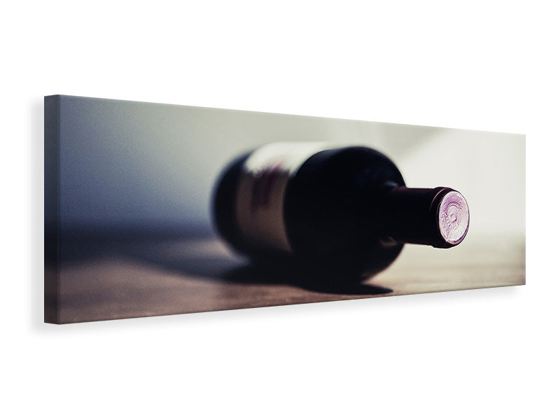 Panoramic Canvas Print Noble red wine