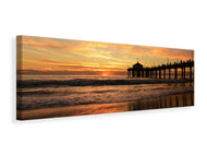 Panoramic Canvas Print A place on the beach to dream