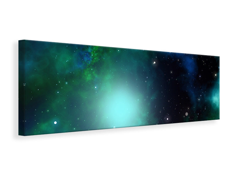 Panoramic Canvas Print Fantastic galaxy