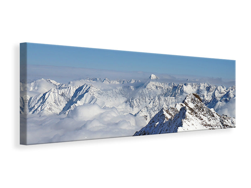 Panoramic Canvas Print Fantastic view of the peaks