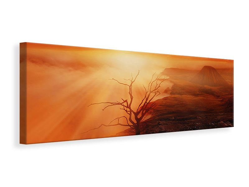 Panoramic Canvas Print Colorful landscape