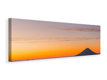 Load image into Gallery viewer, Panoramic Canvas Print Mount Fuji at sunset
