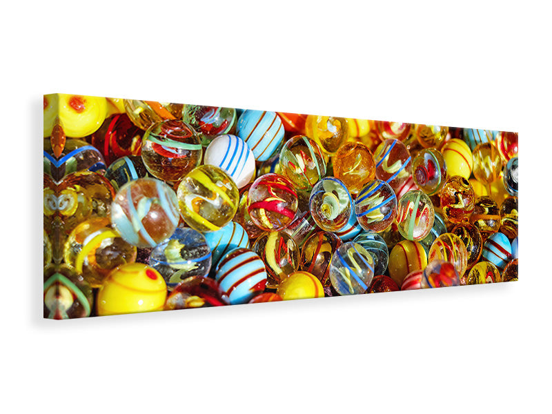 Panoramic Canvas Print glass beads