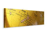 Panoramic Canvas Print Globe XXL