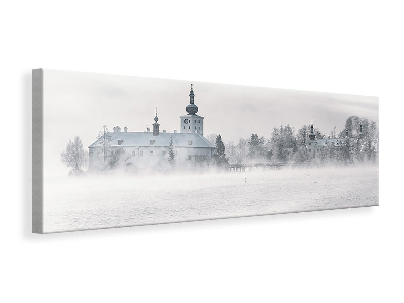 Panoramic Canvas Print Gmunden Castle Place