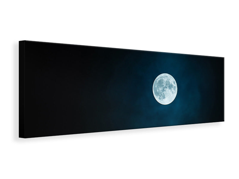 Panoramic Canvas Print Imposing full moon
