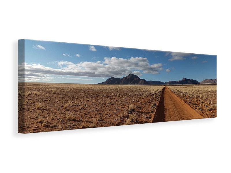Panoramic Canvas Print In Namibia