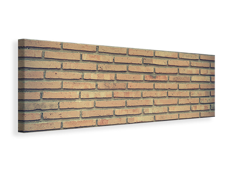 Panoramic Canvas Print Classic brick wall