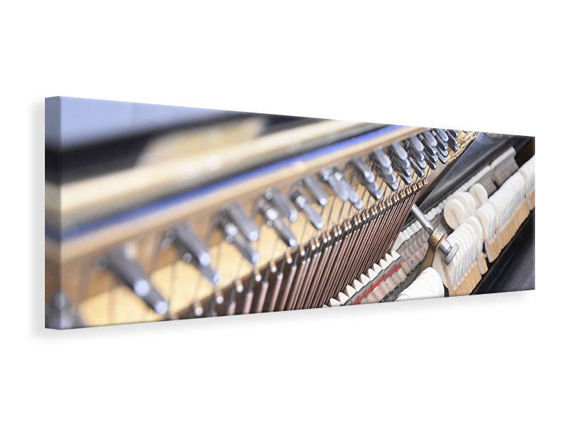 Panoramic Canvas Print piano action