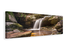 Load image into Gallery viewer, Panoramic Canvas Print Little waterfall
