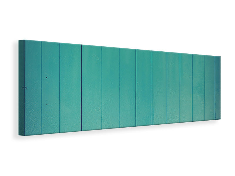 Panoramic Canvas Print Lacquered wood panels