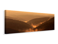 Panoramic Canvas Print Light mood in the mountains