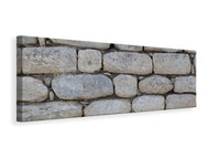 Panoramic Canvas Print Wall of natural stones
