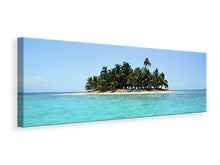 Load image into Gallery viewer, Panoramic Canvas Print My own island
