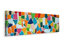 Load image into Gallery viewer, Panoramic Canvas Print Mosaic stones
