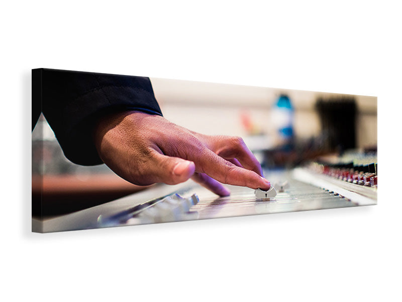 Panoramic Canvas Print Music maker