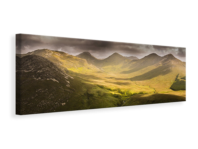 Panoramic Canvas Print Mystical mountains