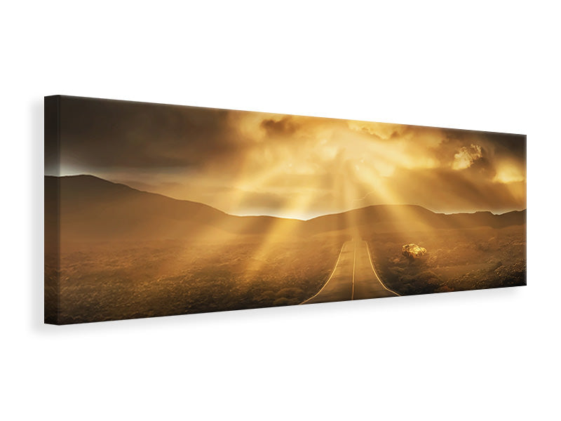 Panoramic Canvas Print Mystical street