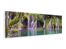 Load image into Gallery viewer, Panoramic Canvas Print Plitvice Lakes National Park

