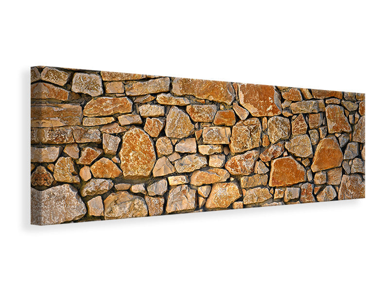 Panoramic Canvas Print Nature stone wall