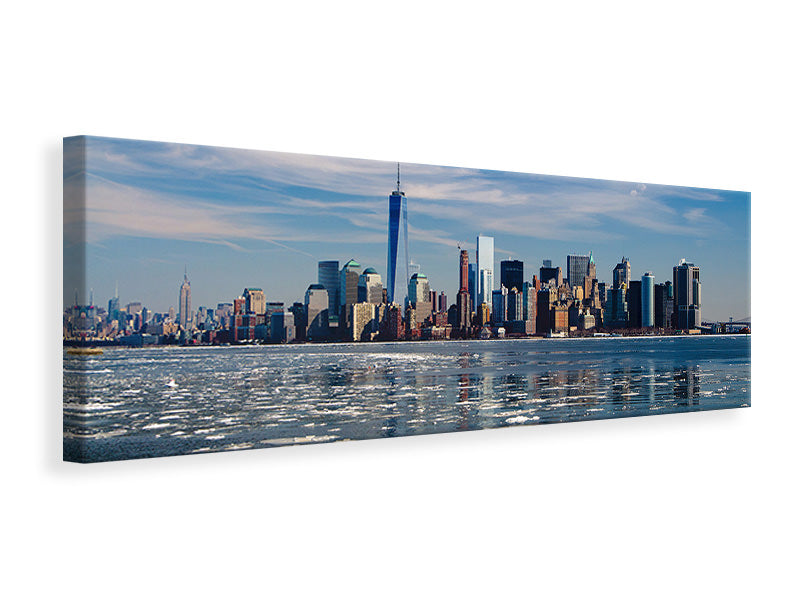 Panoramic Canvas Print New York in winter