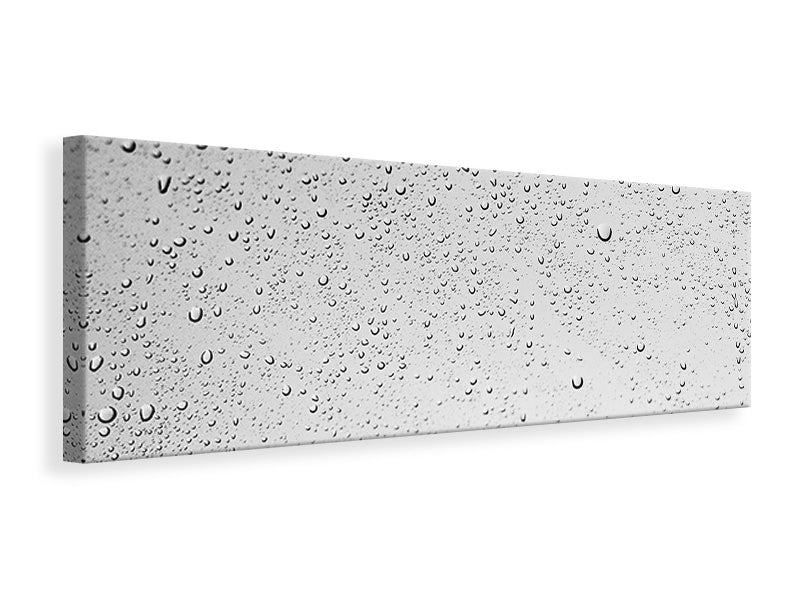 Panoramic Canvas Print Rain on the wall